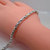 PP 087 Pulsera hueca redonda nro 4 Plata con Oro - Mujer y Argentina