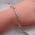 Imagen de PP 087 Pulsera hueca redonda nro 4 Plata con Oro