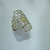 AN 012 Anillo calado con aplique - tienda online