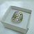 AN 033 Anillo Plata con Oro calado - comprar online