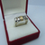 AN 092 Anillo Plata con Oro alto calado - comprar online