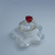 AN 552 Anillo de Plata con cubic color Rojo - tienda online