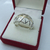 An 564 Anillo Plata con Oro macizo calado - comprar online