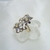 AN 136 Anillo Plata con Oro flores - comprar online