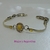 PUL 023 Pulsera Plata con Oro con fleje - comprar online