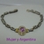 PUL 036 Pulsera Panther con cubic rosa