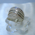 An 549 Anillo ancho de Plata - comprar online