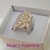 AN 516 Anillo Plata con Oro macizo ancho. Peso 8 grs - comprar online