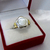 AN 055 Anillo Plata con Oro con piedra Nacar - tienda online