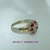 AN 525 Anillo Plata con Oro frutilla en internet