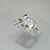 Imagen de An 482 Anillo Plata con Oro modelo elefante