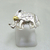 An 482 Anillo Plata con Oro modelo elefante