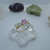 AN 568 Anillo Plata con Oro tres cubics