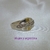 S 029 Anillo Plata con Oro y piedras cubics Nro 14 - comprar online