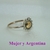 S 042 Anillo Plata con Oro flor - comprar online