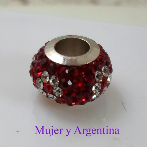 ACE 001 Donas de acero con strass varios colores