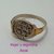 AN 334 Anillo Plata con Oro estampa San Benito - comprar online