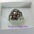 AN 426 Anillo Plata con Oro flores en internet