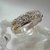 AN 115 Anillo Plata con Oro con cubics cristal