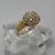 AN 256 Anillo Plata y Oro estilo frutilla cubics cristal - comprar online