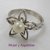 AN 124 Anillo de Plata flor con perla - comprar online