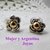 AR 007 Aros rosita rococo Plata con Oro - comprar online