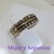 AN 227 Anillo Plata con Oro con aplique central - comprar online