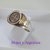 AN 362 Anillo de Plata y Oro San Benito - comprar online