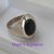 AN 314 Anillo Plata macizo con piedra Onix - comprar online