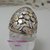 AN 272 Anillo de Plata con Oro flores - comprar online