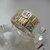 AN 120 Anillo Plata y Oro con formas - comprar online