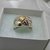 AN 138 Anillo macizo de Plata con Oro - tienda online