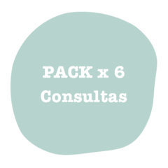 Pack x 6 sesiones - comprar online