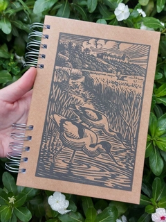 Caderno Sketchbook para Desenho - 20,5x14,5cm - 140 Páginas de 180g - Miolo Liso - Aves2