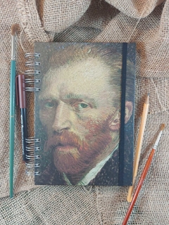 Caderno Sketchbook - Vicent Van Gogh -Desenho Diário Anotações capa dura 15x21,5 cm 100 páginas 180g