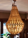 Araña Imperio Lámpara Bolas De Fieltro Natural Ø60x90cm - comprar online