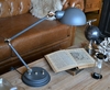 Lámpara De Escritorio Mesa Iluminación Industrial Articulado Gris - tienda online