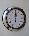 Reloj De Pared Chapa Industrial Náutico Ø51 Cm