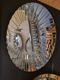Espejo Soho Redondo Luna Biselada 70cm Diámetro