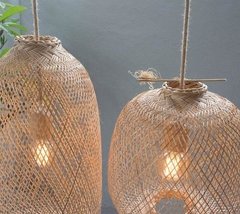 Lámpara De Bamboo Sh39 Vietnam 65x22 cm - luciano dutari