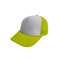 Gorra trucker - Sublimable color Amarillo Flúo