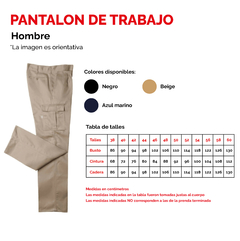 Pantalón de Trabajo Hombre