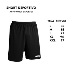 Short Deportivo de Acetato Apto para Sublimación - comprar online