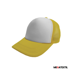 Gorra trucker - Sublimable color Amarillo