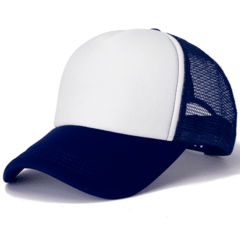 Gorras Trucker con Frente Blanco, apta para sublimación o bordado - Megatextil