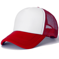 Gorras Trucker adulto con frente blanco apta para sublimar - tienda online