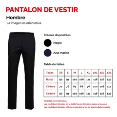 Pantalon de vestir Hombre