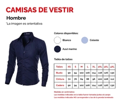 Camisas de vestir Hombre