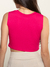 regata cropped de malha - tienda online