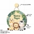 Placa Redonda Porta Maternidade Safari Animais 3D - comprar online